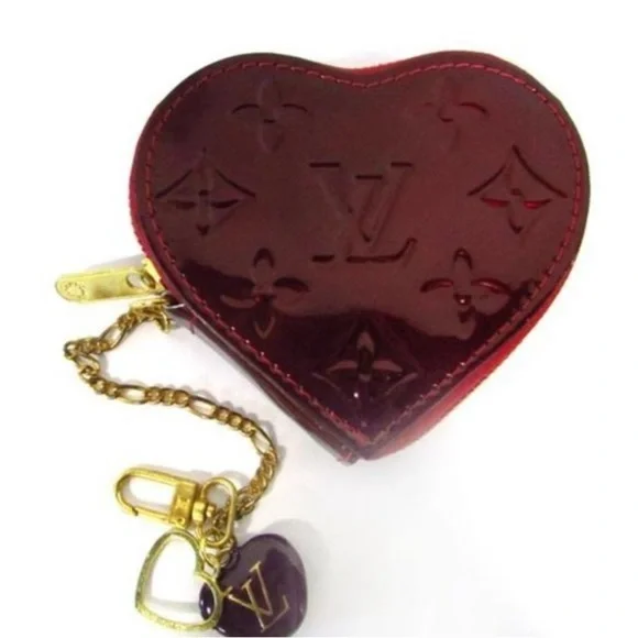 💛Louis Vuitton Heart Pendant Upcycled into a Necklace - Picture 2 of 3